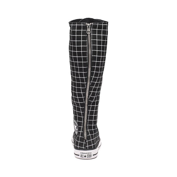 alternate view Converse Chuck Taylor All Star XX-Hi Plaid Sneaker - Black / WhiteALT4