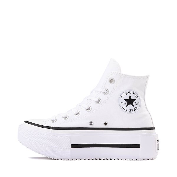 alternate view Converse Chuck Taylor All Star Lift Double Stack High-Top Sneaker - WhiteALT1