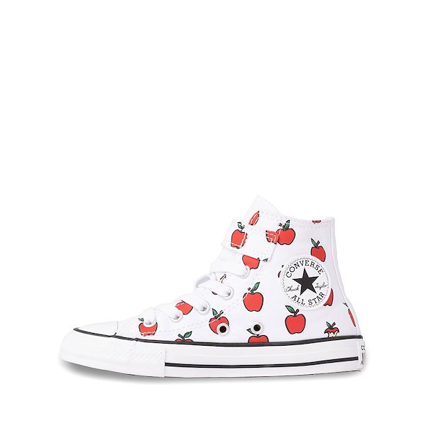 alternate view Converse Chuck Taylor All Star Apples Easy-On High-Top Sneaker - Little Kid - WhiteALT1