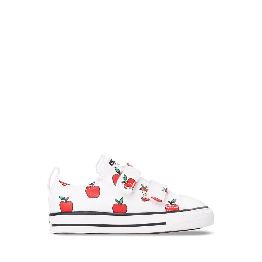 Converse Chuck Taylor All Star Apples Easy-On Low-Top Sneaker - Baby / Toddler - White