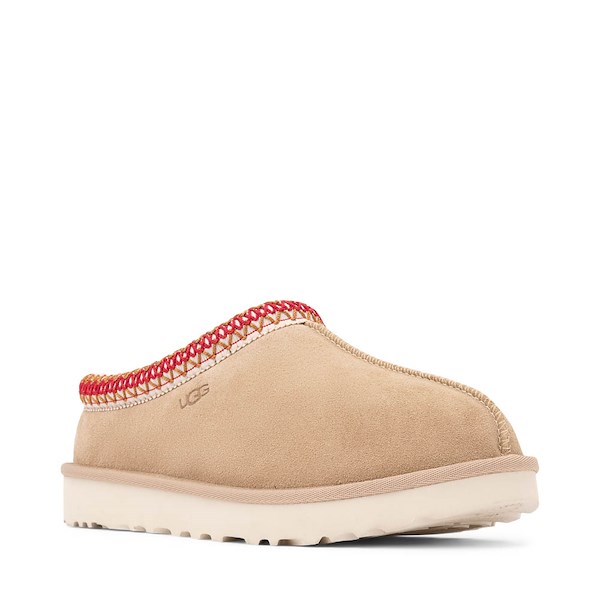 alternate view Womens UGG® Tasman II Slipper - Sand / Dark CherryALT5