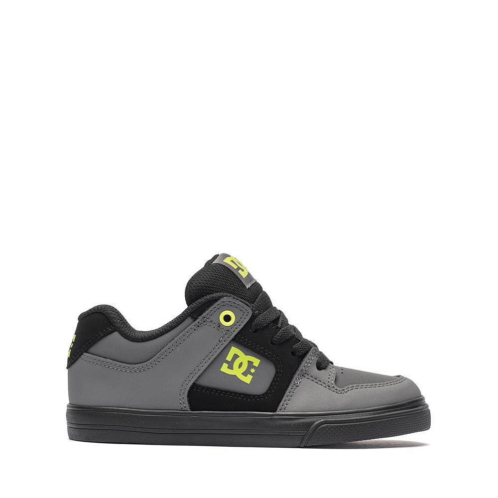 DC Pure Skate Shoe - Little Kid / Big Kid - Grey / Black