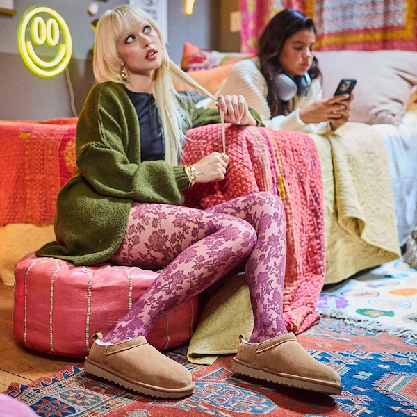 Womens UGG® Classic Micro Boot - Chestnut