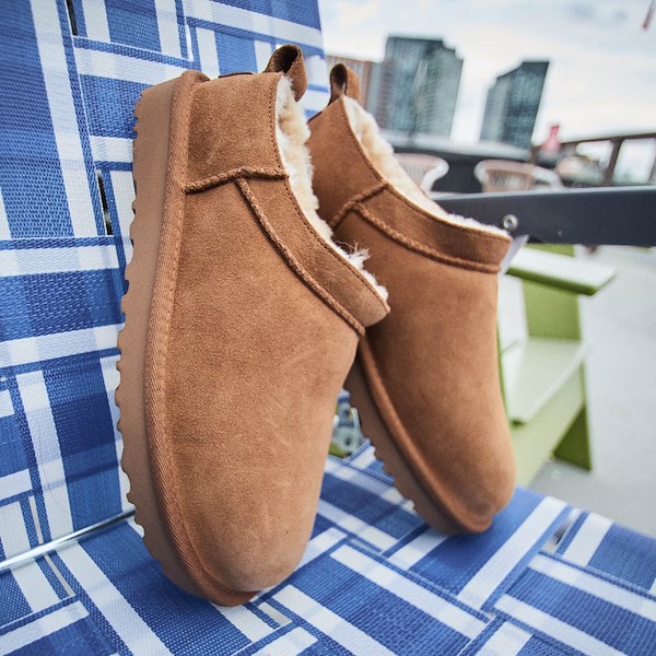 Womens UGG® Classic Micro Boot - Chestnut