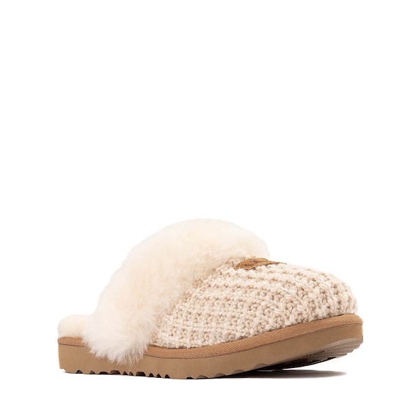 alternate view UGG&reg; Cozy II Knit Slipper - Little Kid / Big Kid - CreamALT5
