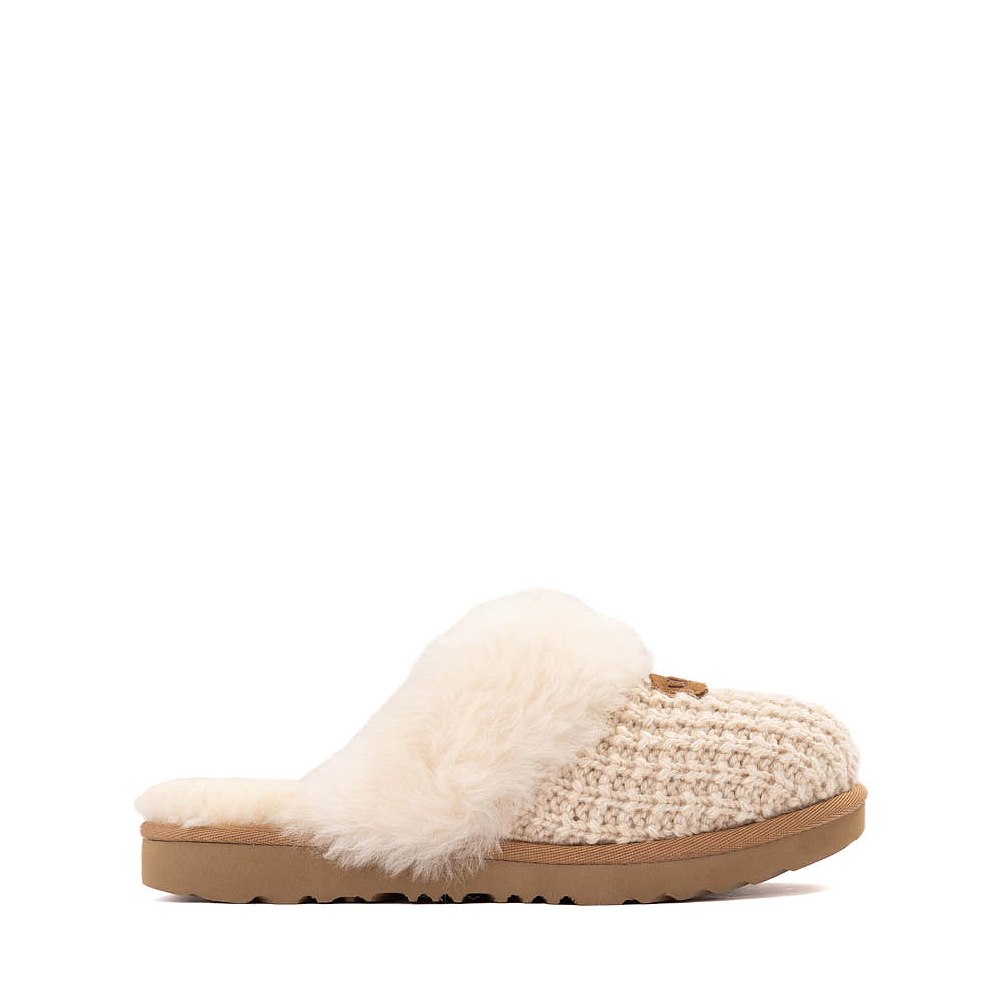 UGG&reg; Cozy II Knit Slipper - Little Kid / Big Kid - Cream