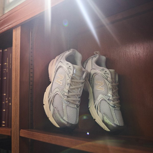 alternate view New Balance 530 Athletic Shoe - Silver Metallic / LinenHERO