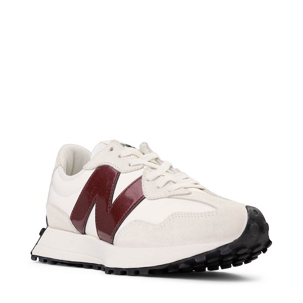alternate view New Balance 327 Athletic Shoe - Sea Salt / BurgundyALT5