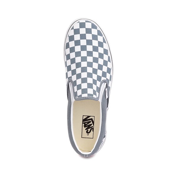 alternate view Vans Classic Slip-On Checkerboard Skate Shoe - Stormy WeatherALT2