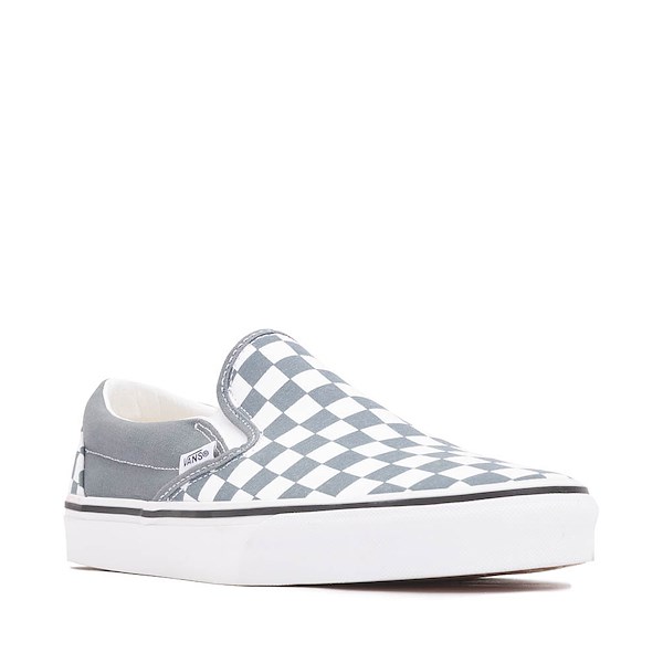 alternate view Vans Classic Slip-On Checkerboard Skate Shoe - Stormy WeatherALT5