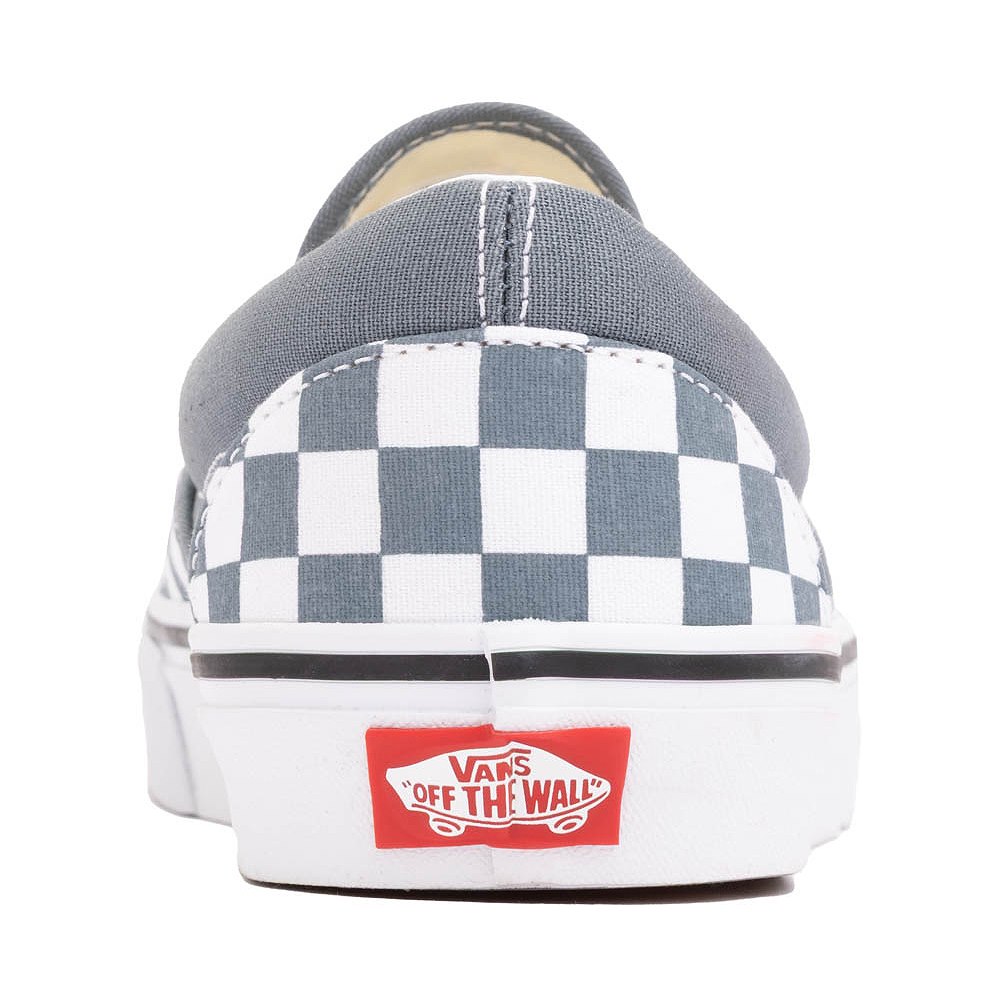 国内配送 VANS CLASSIC SLIP-ON STORMY WEATHER Vans Classic Slip-On Checkerboard Skate Shoe - Stormy