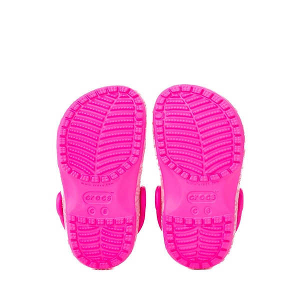 alternate view Mattel Barbie&trade; x Crocs Classic Clog - Baby / Toddler - PinkALT3