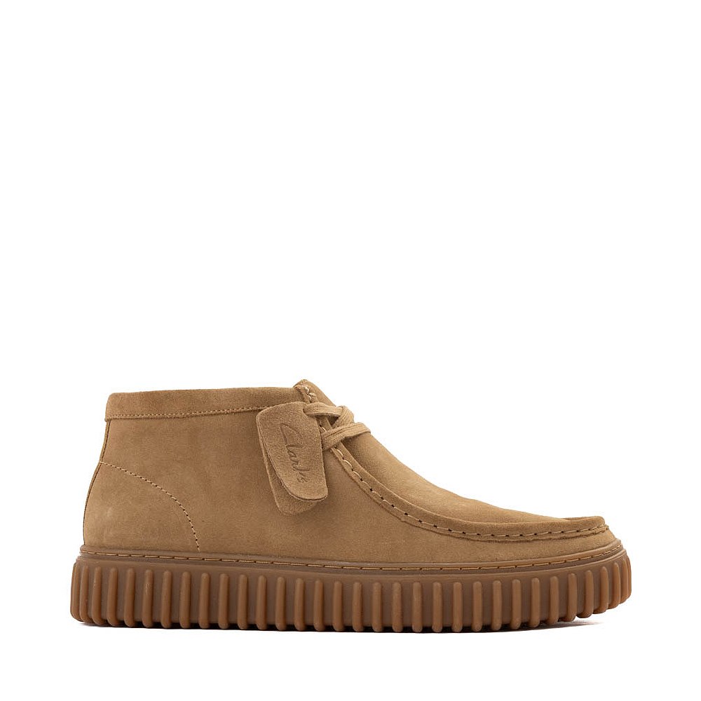 Mens Clarks Torhill Hi Chukka Boot - Dark Sand