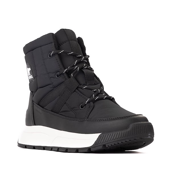Womens Sorel Whitney™ III Mid Boot - Black / Sea Salt