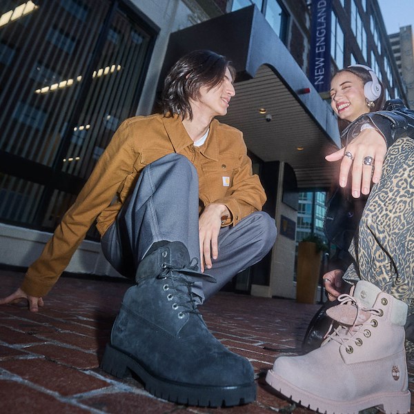 Mens Timberland® Premium 6-Inch Double Tongue Waterproof Boot - Black