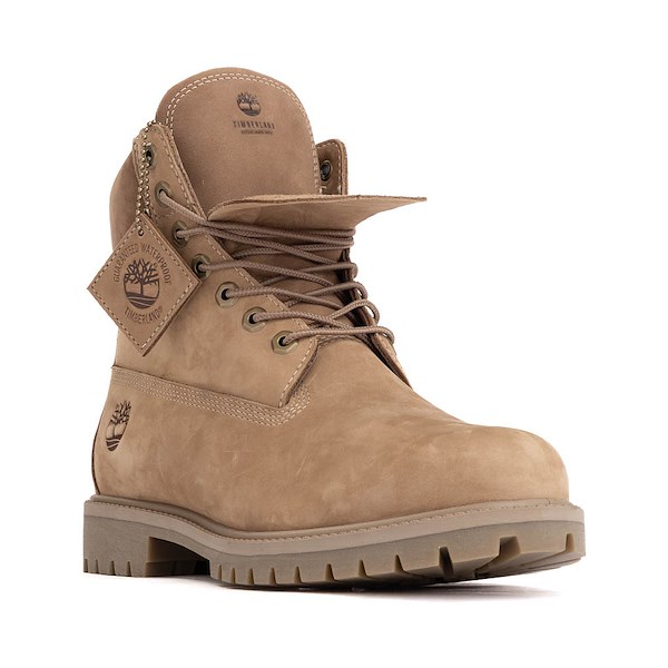 alternate view Mens Timberland&reg; Premium 6-Inch Double Tongue Waterproof Boot - KhakiALT5