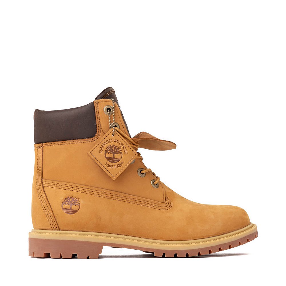Womens Timberland&reg; Premium 6-Inch Double Tongue Waterproof Boot - Wheat