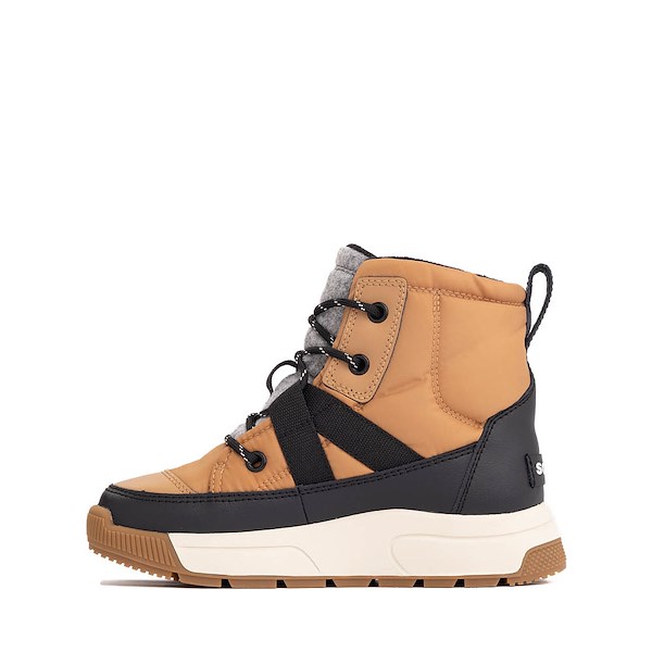 alternate view Sorel Whitney&trade; III Mid Waterproof Boot - Little Kid / Big Kid - Tawny Buff / BlackALT1