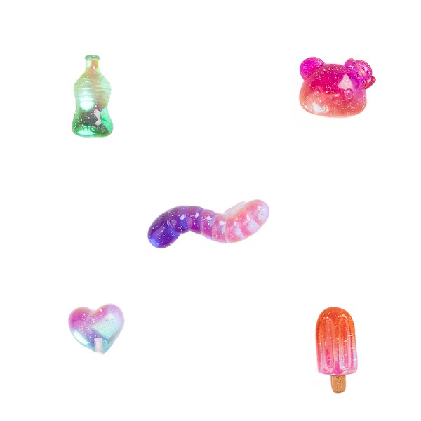 alternate view Crocs Jibbitz™ Jelly Candy Shoe Charms 5 Pack - MulticolorALT1