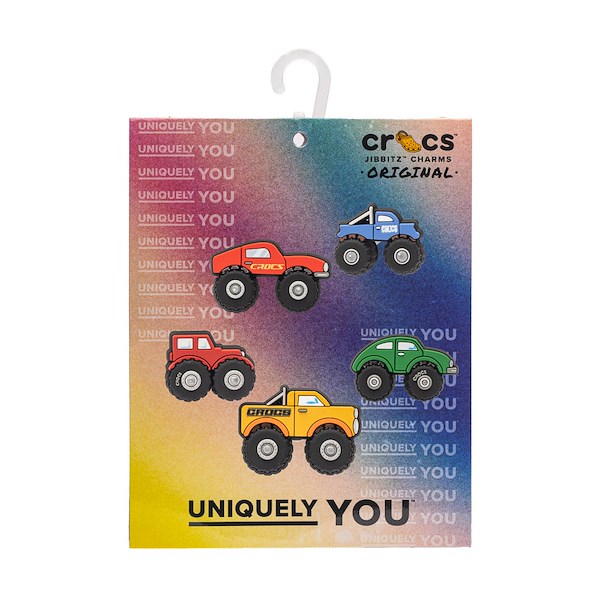 alternate view Crocs Jibbitz™ Monster Truck Shoe Charms 5 Pack - MulticolorALT2
