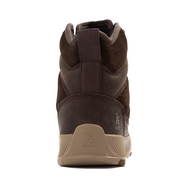 alternate view Mens Kamik Atwater Boot - Dark BrownALT4