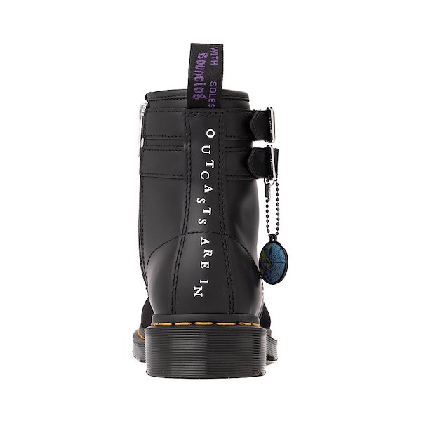 alternate view Dr. Martens x Wednesday 1460 8-Eye Boot - BlackALT4
