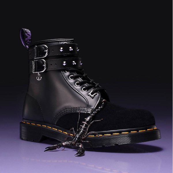 alternate view Dr. Martens x Wednesday 1460 8-Eye Boot - BlackHERO