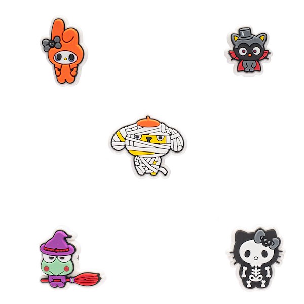alternate view Hello Kitty® x Crocs Jibbitz™ Halloween Shoe Charms 5 Pack - MulticolorALT1