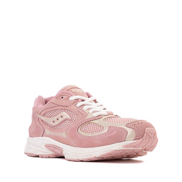 Saucony Grid Jazz 9 Athletic Shoe - Big Kid Light Pink / White