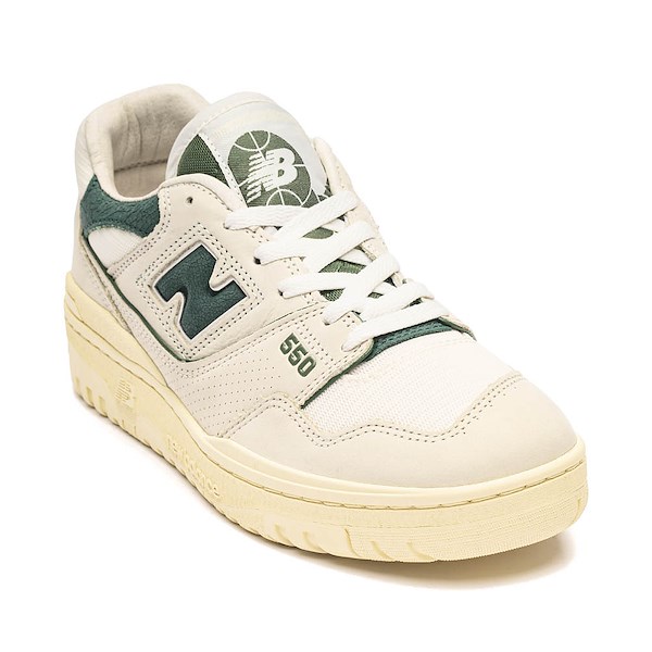 alternate view New Balance 550 Athletic Shoe - Permafrost / Dark Alpine GreenALT4