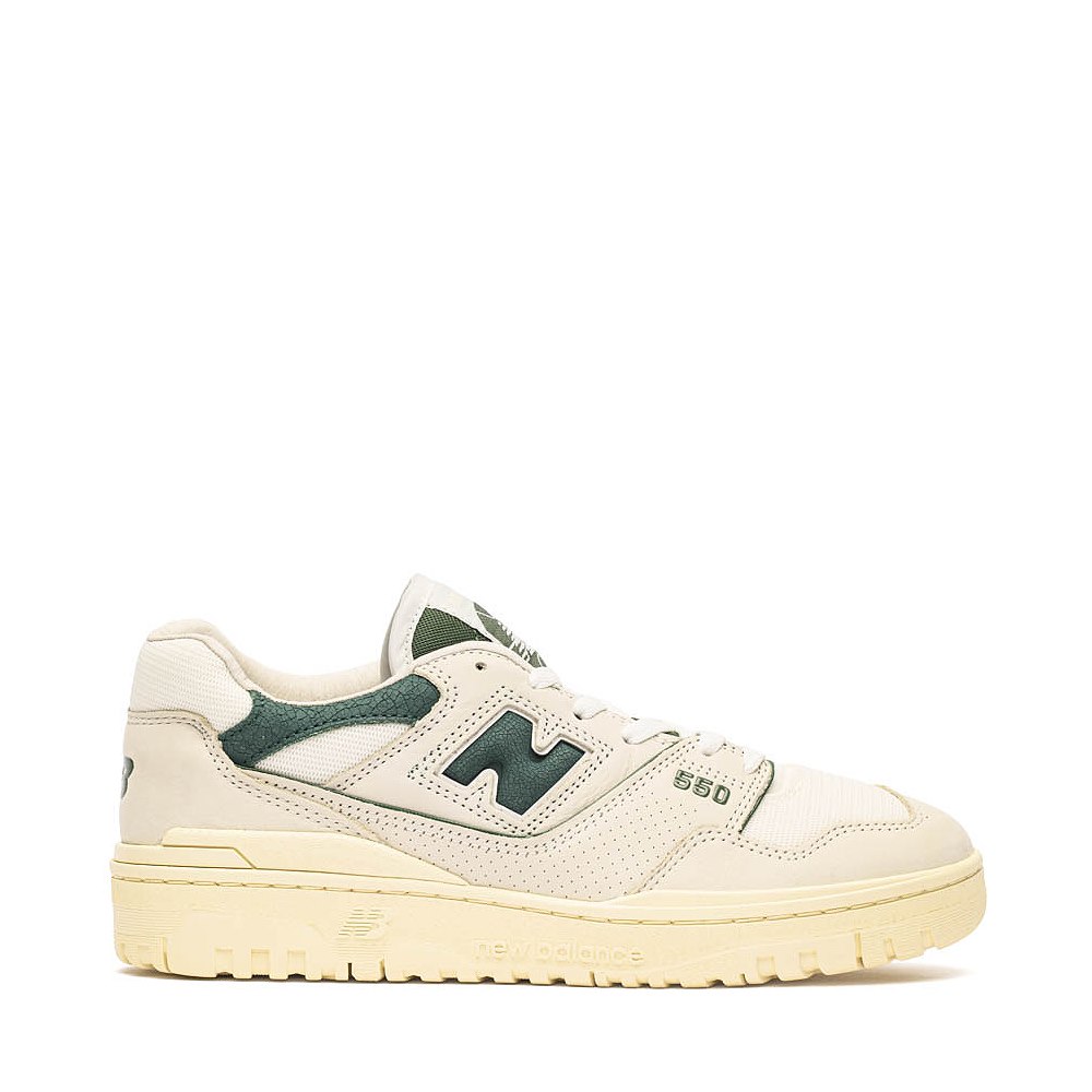 New Balance 550 Athletic Shoe - Permafrost / Dark Alpine Green