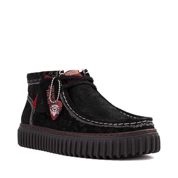alternate view Bottes Chukka Clarks x Stranger Things Torhill Hi Pour Hommes - NoirALT5