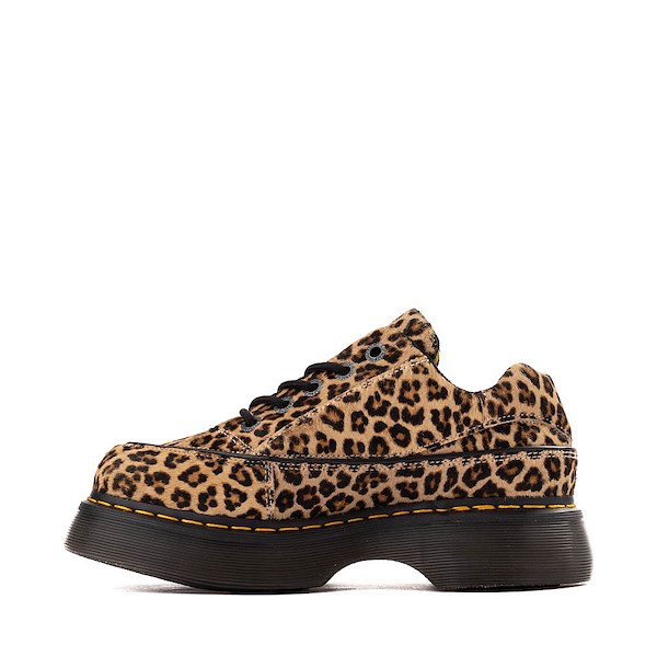alternate view Womens Dr. Martens Buzz 5-Eye Platform Casual Shoe - LeopardALT1