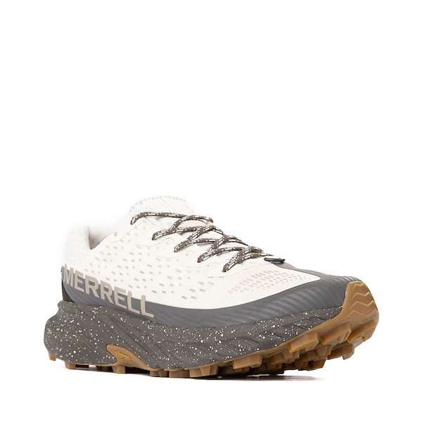 alternate view Mens Merrell Agility Peak 5 Running Shoe - Stucco / BelugaALT5
