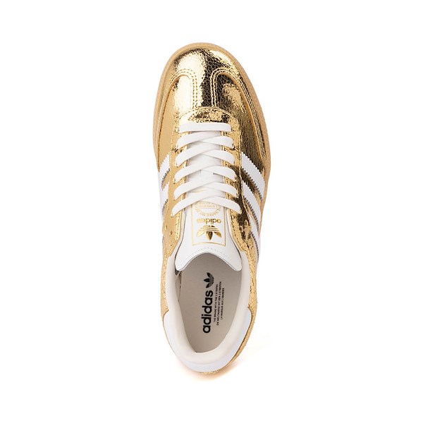 alternate view Womens adidas Samba OG Athletic Shoe - Gold Metallic / White / Core WhiteALT2