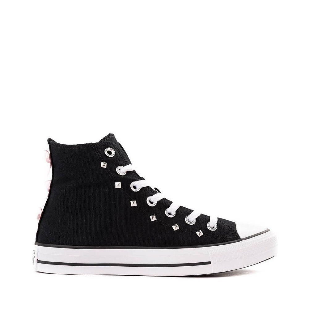 Converse Chuck Taylor All Star Lift Bows & Studs High-Top Sneaker - Black