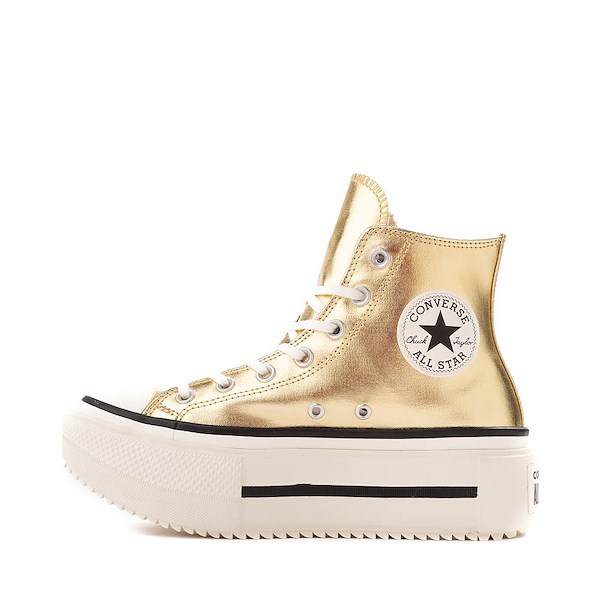 alternate view Converse Chuck Taylor All Star Lift Double Stack High-Top Sneaker - GoldALT1