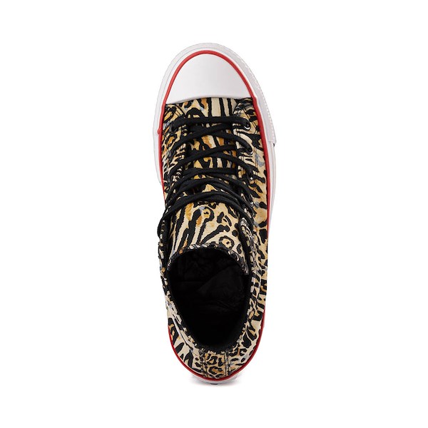 alternate view Womens Converse Chuck Taylor All Star Lift High-Top Sneaker - LeopardALT2