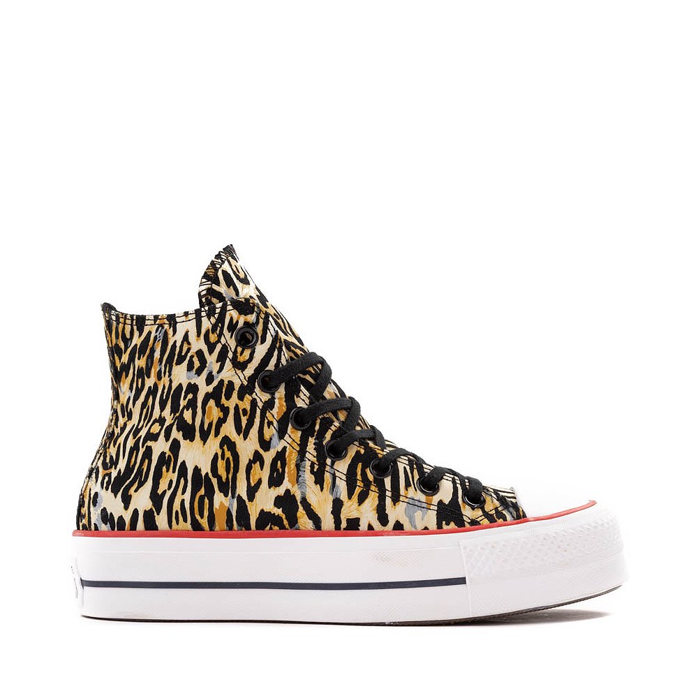 Womens Converse Chuck Taylor All Star Lift High-Top Sneaker - Leopard