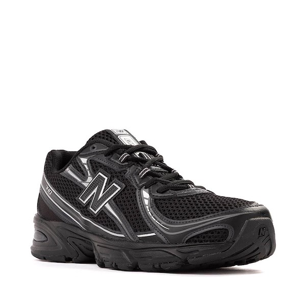 alternate view New Balance 740 Athletic Shoe - Black / Silver MetallicALT5