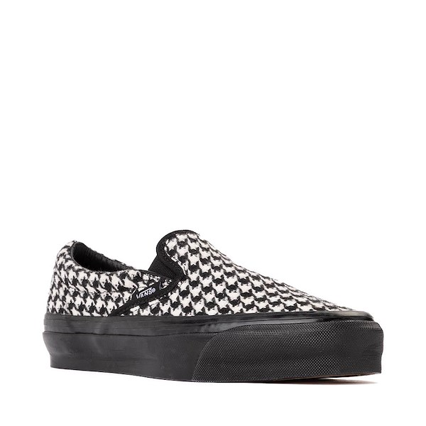 Vans LX Classic Slip-On 98 Skate Shoe - Houndstooth Black / White