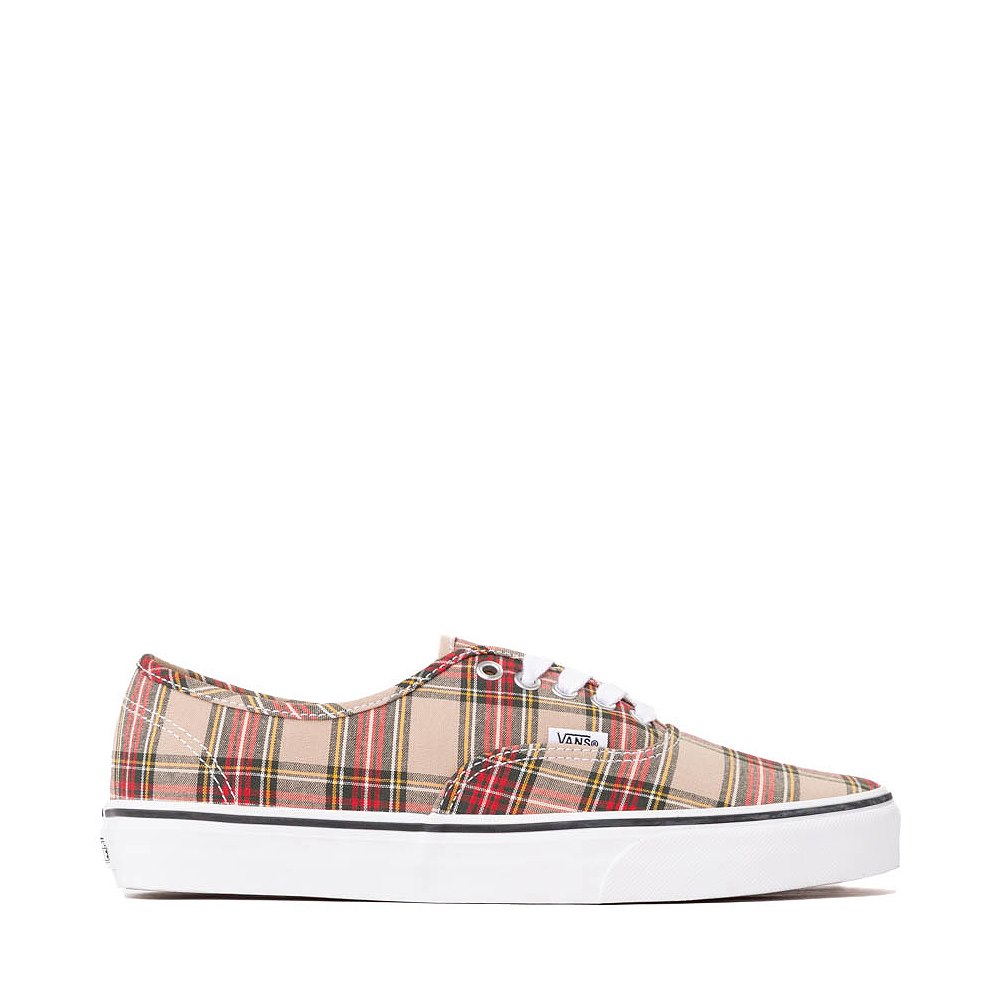 Espadrilles De Skate Vans Authentic Plaid - Beige
