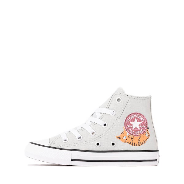 alternate view Converse Chuck Taylor All Star Pet Pack High-Top Sneaker - Little Kid - Rainwashed Grey / CatsALT1
