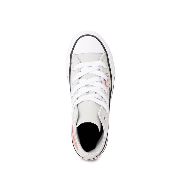 alternate view Converse Chuck Taylor All Star Pet Pack High-Top Sneaker - Little Kid - Rainwashed Grey / CatsALT2