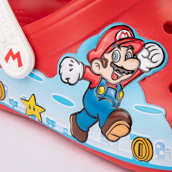 Super Mario Bros. Crocs Classic Lights Clog - Toddler Red