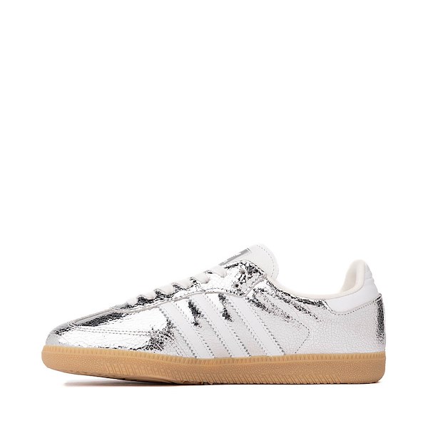 alternate view Womens adidas Samba OG Athletic Shoe - Silver Metallic / White / Core WhiteALT1
