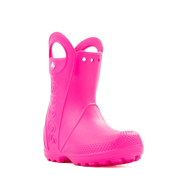 alternate view Bottes De Pluie Crocs Handle It - Petit Enfant - Rose ÉclatantALT5
