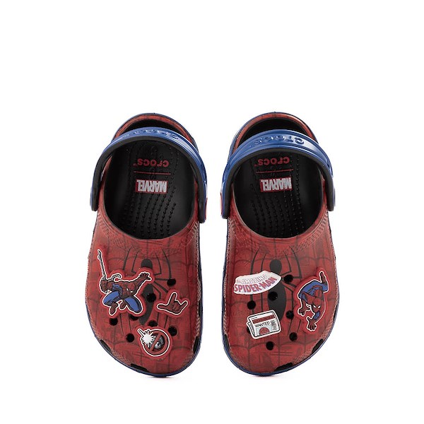 alternate view Marvel Crocs Spider-Man Classic Clog - Baby / Toddler - Red / MulticolorALT2