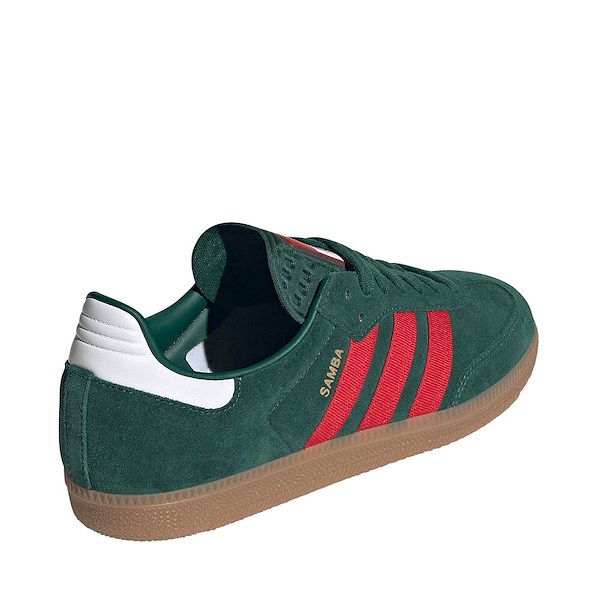 alternate view Mens adidas Samba OG Athletic Shoe - Team Dark Green / Better Scarlet / GumALT4