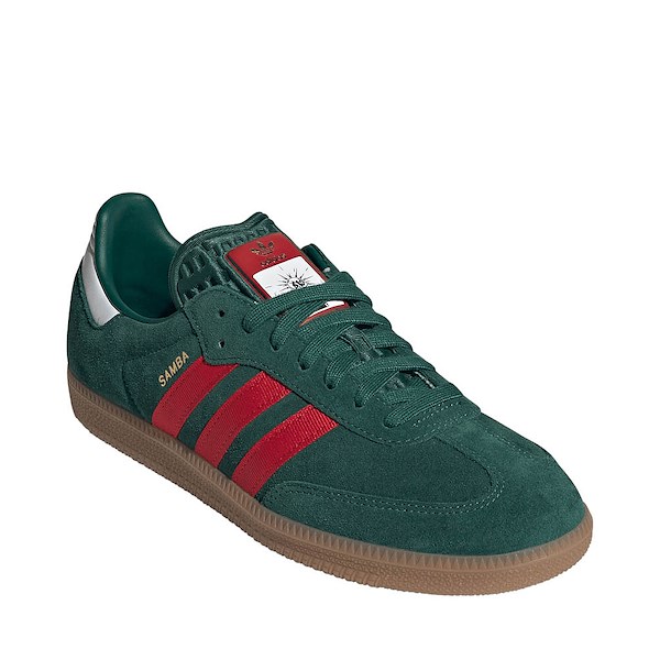 alternate view Mens adidas Samba OG Athletic Shoe - Team Dark Green / Better Scarlet / GumALT5